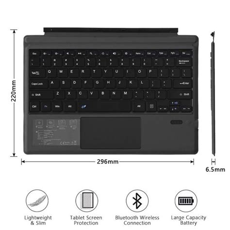 Jual Microsoft Surface Pro 3 4 5 6 7 Plus Keyboard Backlit Backlight Kibord | Shopee Indonesia