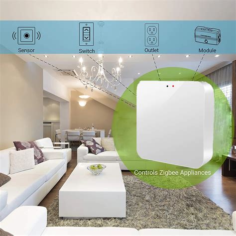 Zigbee Smart Home Hub/Gateway Works with ZigBee: Lighting/Sensors/Plugs ...