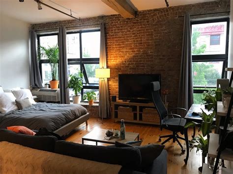 How to "Studio" properly Brooklyn, New York | Studio apartment living, One bedroom apartment ...