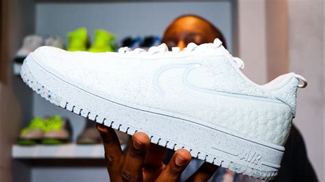 Air Force 1 Flyknit Crater NN White On Foot Sneaker Review Sustainable Schopes 025 DM0590 100 ...