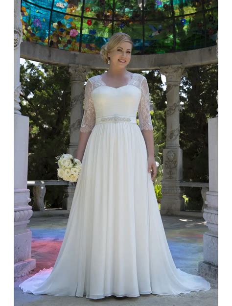 Modest Plus Size Wedding Dressesen el mundo