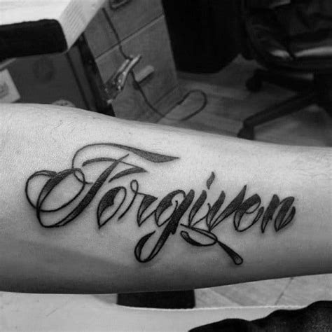 30 Forgiven Tattoo Designs for Men