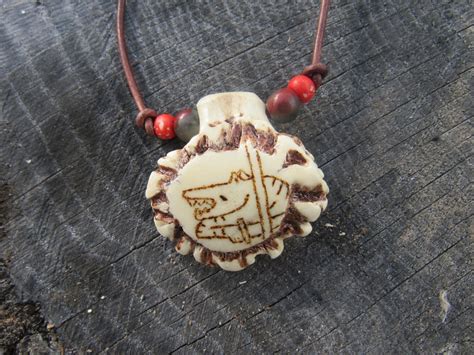 Berserker Amulet Antler Necklace - Etsy