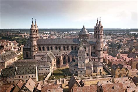 Worms Cathedral, Germany, 1130 - 1181 - Romanesque Architecture ...