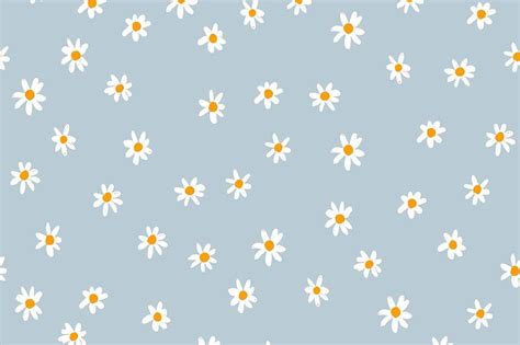 Flower background desktop wallpaper, cute | Premium Vector - rawpixel