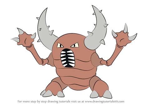 Learn How to Draw Pinsir from Pokemon (Pokemon) Step by Step : Drawing Tutorials