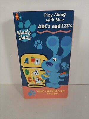 BLUES CLUES - ABC's And 123's (VHS, 1999) $16.30 - PicClick CA