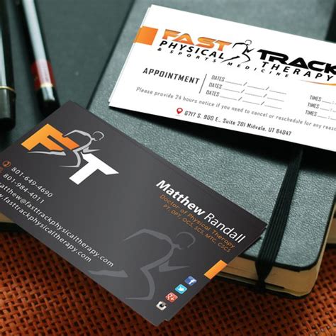 Physical Therapy business card design for Sports Medicine related business | Business card contest