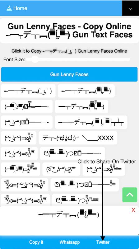 Gun Lenny Faces - Copy Online ╾━╤デ╦︻( ̿Ĺ̯ ̿ ̿) Gun Text Faces