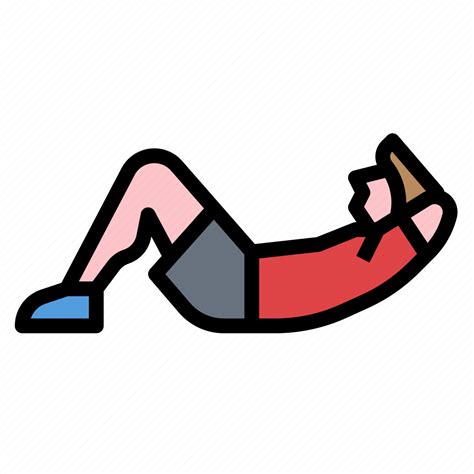 Abdominal, abs, crunch, exercise, fitness icon - Download on Iconfinder