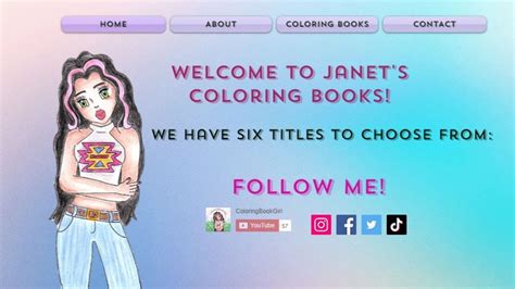 Janet's Coloring Books 2023 - YouTube
