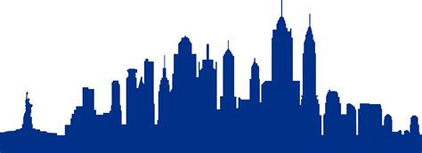 New York City Skyline Silhouette - Silhouette png download - 3745*1366 - Free Transparent png ...
