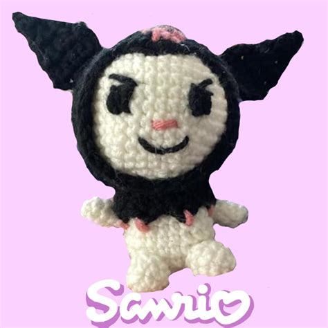 Kuromi Crochet Plushie - Etsy