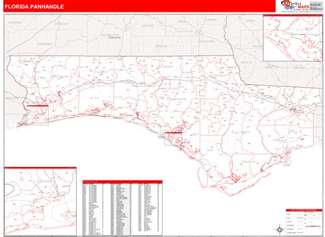 Detailed Map Of Florida Panhandle