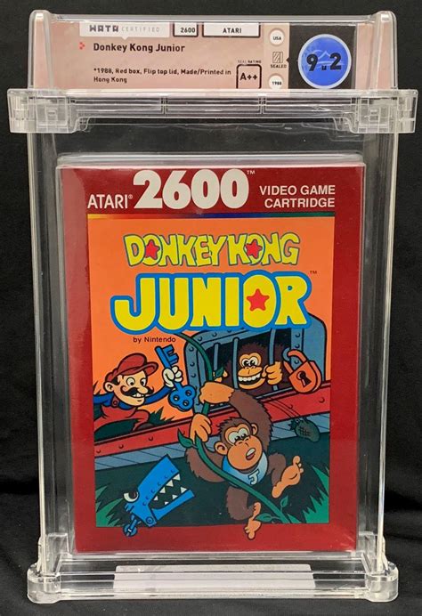 ComicConnect - DONKEY KONG JR. (ATARI 2600) Video Game - WATA NM-: 9.2