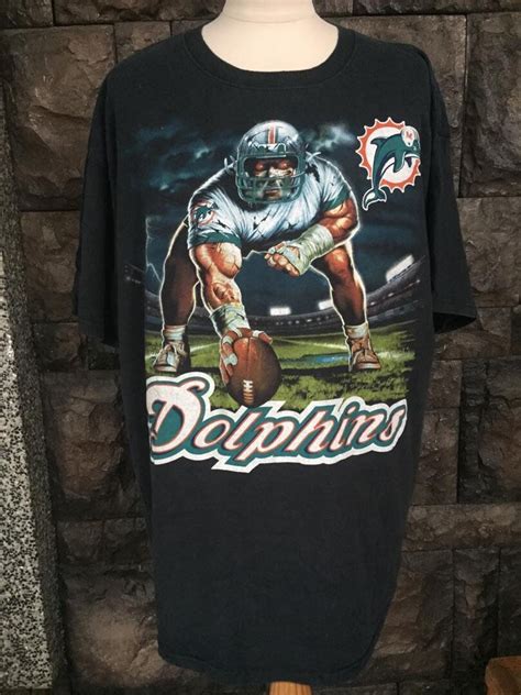 Vintage Miami Dolphins NFL Merchandise T Shirt | Etsy