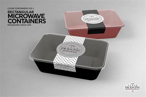 Microwave Containers PackagingMockup | Food box packaging, Food ...