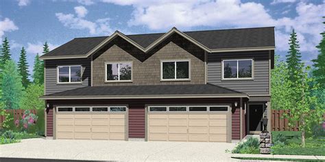 Duplex house plans duplex house plans with garage d 433 – Artofit