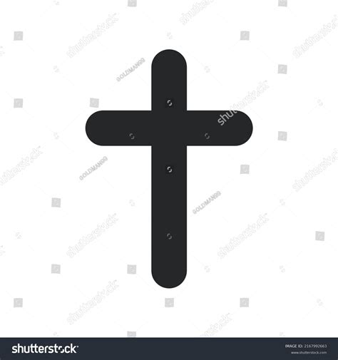 Cross Religion God Vector Illustration Icon Stock Vector (Royalty Free) 2167992663 | Shutterstock