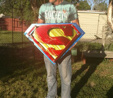 Metal wall art Superman wall decor handmade Metal signs | Etsy