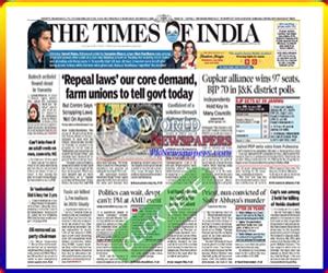 Times of India ePaper Free Online Today News