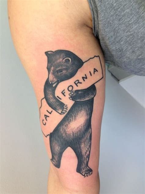 California Bear Tattoo | EntertainmentMesh