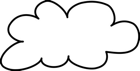 Download Cloud, White, Outline. Royalty-Free Vector Graphic - Pixabay