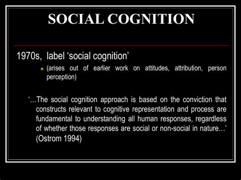 Lecture 8: Social Cognition