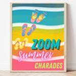 Free Printable Zoom Summer Charades - Sweet Pea