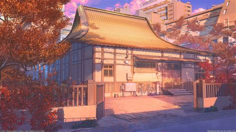 Old house sunset set by Arseniy Chebynkin #design | Anime scenery, Anime scenery wallpaper ...