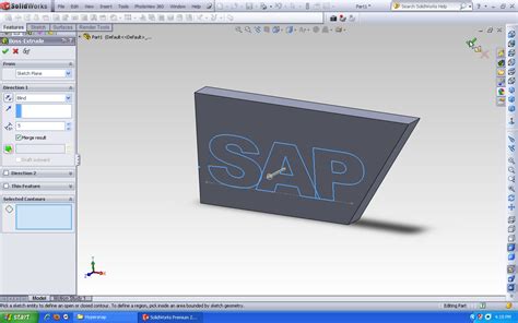 How to make a logo of a company in SolidWorks? | GrabCAD Tutorials