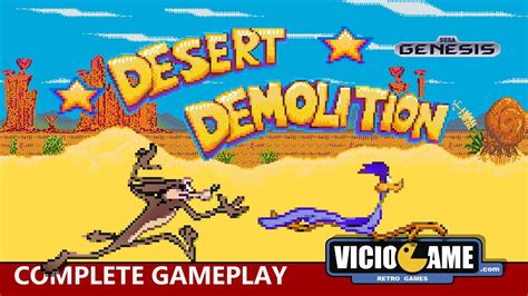 🎮 Desert Demolition (Mega Drive) Complete Gameplay - YouTube