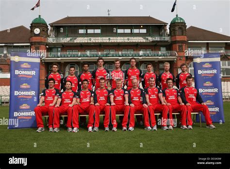 Lancashire County Cricket Club photocall April 6th 2009. The team poses in the twenty twenty ...