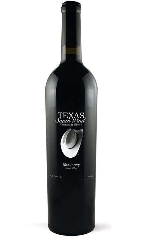 Blackberry Fruit Wine - Texas SouthWind Vineyard and Winery