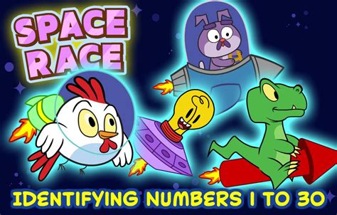 Identifying Numbers 1 to 30 Game | Space Race | Mindly Games