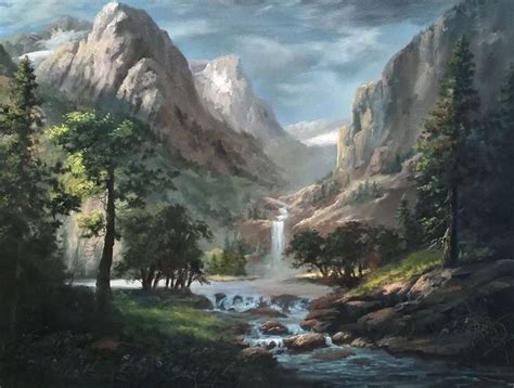 Paint with Kevin | Kevin hill paintings, Landscape paintings, Mountain paintings