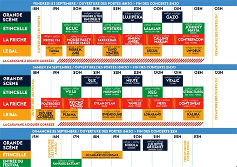 Besançon. Détonation : les horaires de passage des artistes, jour par ...