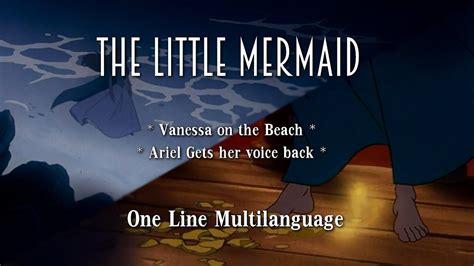 The Little Mermaid : Vanessa on the Beach + Ariel Gets Her Voice Back ...