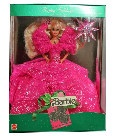 Happy Holidays Barbie early 90s vintage toy. In box. Doll mint condition. - philipshigh.co.uk