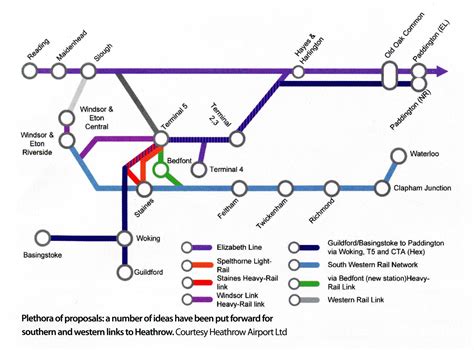 Heathrow Airport Train Map