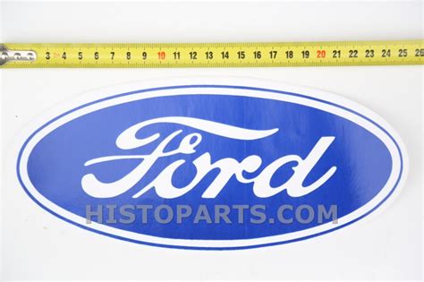 Ford oval logo decal - Histoparts