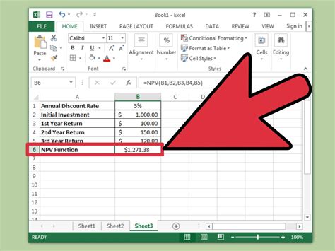 Rumus Npv Di Excel - Microsoft Excel