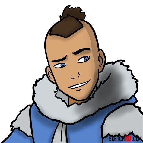 How to draw Sokka's face - Step by step drawing tutorials | Drawings, Cartoon drawings, Face doodles