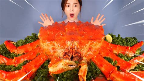 [Mukbang] 5.7KG 역대급 대왕 킹크랩🦀먹방! GIANT KING CRAB ASMR Eatingsound ...