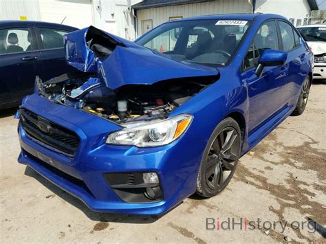 Report JF1VA1E61G9803109 SUBARU WRX 2016 BLUE GAS - price and damage ...