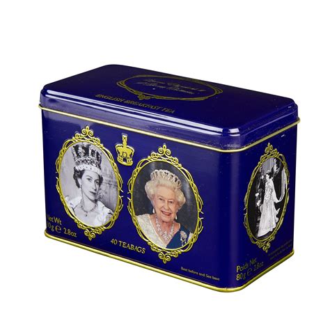 Queen Elizabeth II English Breakfast Tea Tin | Tea Gifts | New English Teas