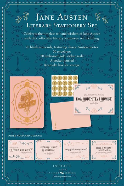 Literary Stationery Sets: Jane Austen | Book by Insight Editions ...