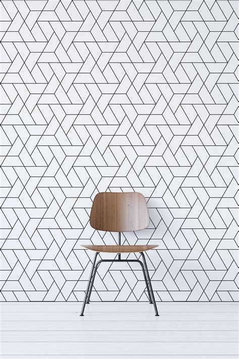 Geometric Wallpaper Kids Room Wallpaper Grey Wallpaper - Etsy UK