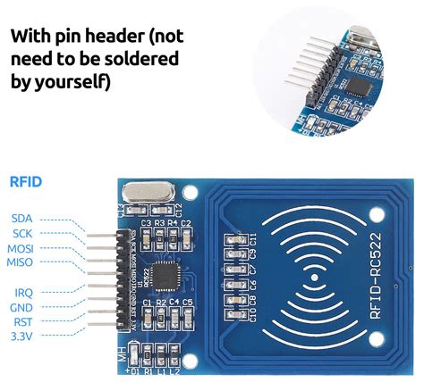 Mifare RC522 Module RFID Reader - RobotShop