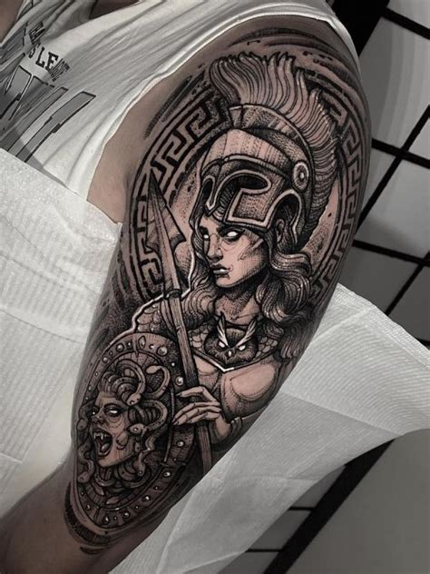 30 Athena Tattoo Designs and Their Meanings | Art and Design